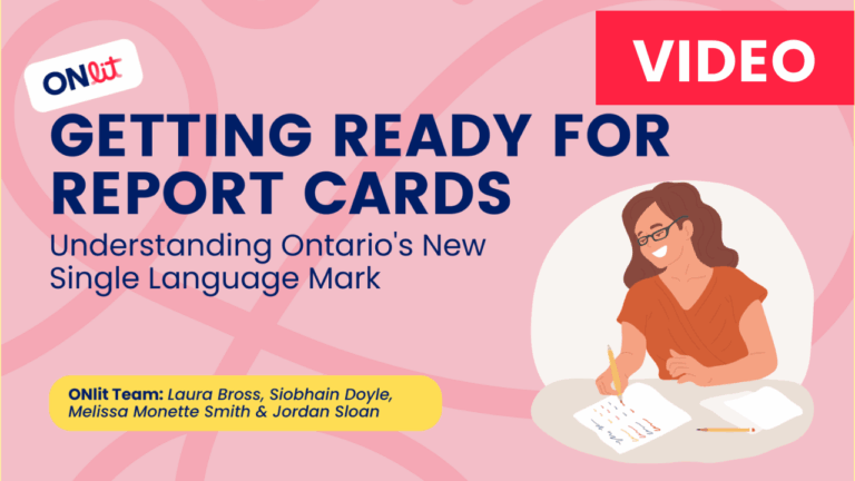 Getting Ready for Report Cards Video Icon by ONlit