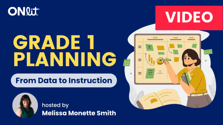 Grade 1 Planning video produced by ONlit